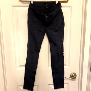 Blue cotton skinny pants